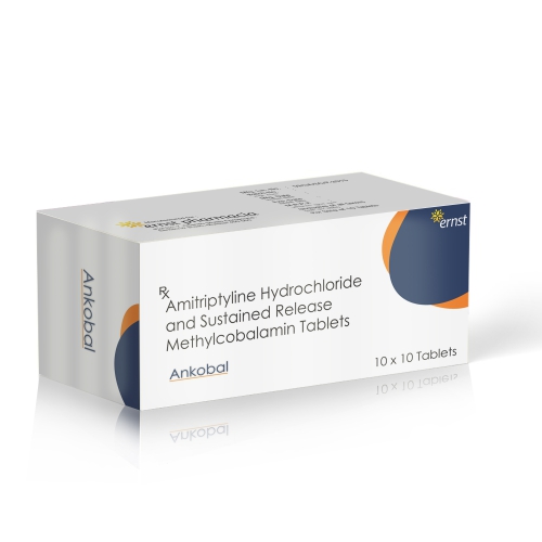 Amitriptyline Hydrochloride & SR Methylcobalamin Tablets - ANKOBAL Tablets - Ernst Pharmacia