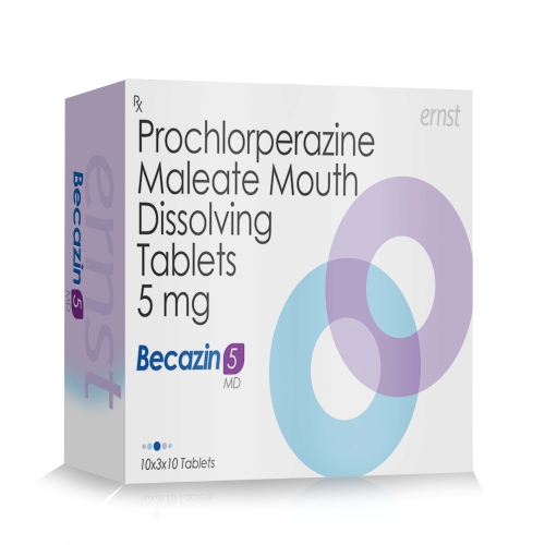 Prochlorperazine Maleate Mouth Dissolving Tablets 5 Mg - BECAZIN 5 MD Tablets - Ernst Pharmacia
