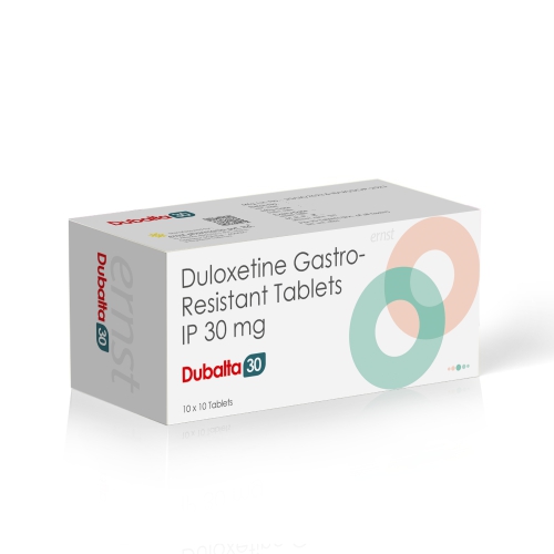 Duloxetine Gastro Resistant Tablets IP 30 Mg - DUBALTA 30 Tablets - Ernst Pharmacia