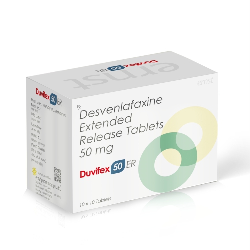 Desvenlafaxine Extended Release Tablets 50Mg - DUVIFEX 50 Er Tablets - Ernst Pharmacia
