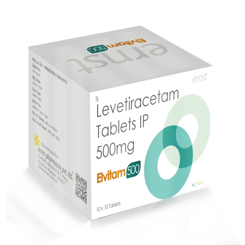 Levetiracetam Tablets IP 500Mg - ELVITAM 500 Tablets - Ernst Pharmacia