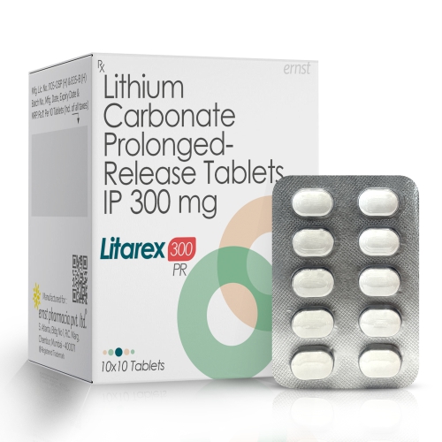 Lithium Carbonate Prolonged Release Tablets IP 300 MG