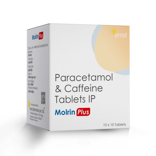 Paracetamol & Caffein Tablets I.P. – MOLRIN PLUS Tablets