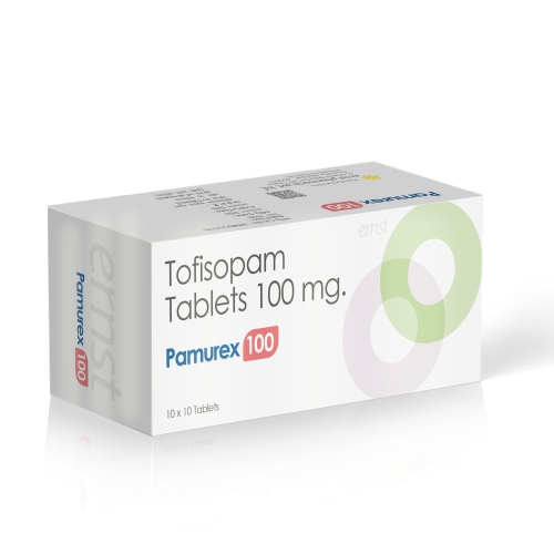 Tofisopam Tablets 100 Mg - PAMUREX 100 Tablets - Ernst Pharmacia