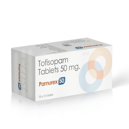 Tofisopam Tablets 50 Mg - PAMUREX 50 Tablets - Ernst Pharmacia
