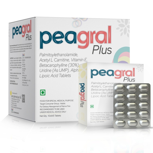 Palmitoylethanolamide Acetyl L-Carnitine Vitamin E Betacarophylline Uridine Alpha Lipoic Acid Tablets