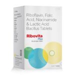 Riboflavin, Folic Acid Niacinamide & Lactic Acid Bacillus Tablets - RIBOVITA PLUS Tablets - Ernst Pharmacia