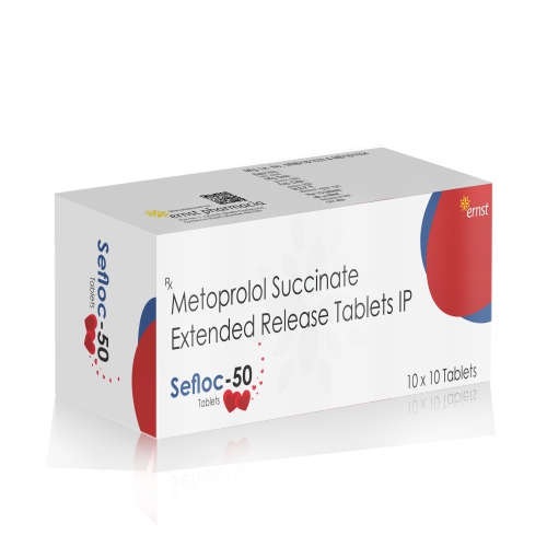 Metoprolol Succinate Extended Release Tablets IP 50Mg – SEFLOC 50 ER Tablets