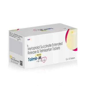 Telmisartan 40 Mg & Metoprolol Succinate ER 25 Mg Tablets - Ernst Pharmacia