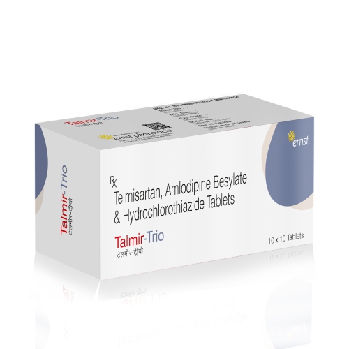 Telmisartan, Amlodipine Besylate & Hydrochlorothiazide Tablets – TALMIR TRIO Tablets