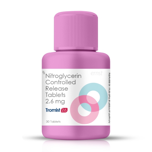 Nitroglycerin Controlled Release Tablets 2.6 Mg – TROMIST 2.6 Tablets