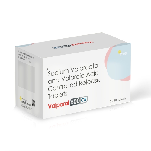 Sodium Valproate & Valproic Acid Controlled Release Tablets 500Mg - VALPORAL 500 Tablets - Ernst Pharmacia