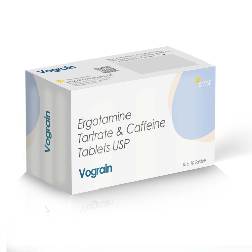 Ergotamine Tartrate & Caffeine Tablets - VOGRAIN Tablets - Ernst Pharmacia