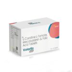 L-Carnitine L-Tartrate Methylcobalamin & Folic Acid Tablets - VOLARTIN FORTE Tablets - Ernst Pharmacia