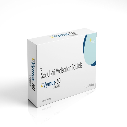 Sacubitril & Valsartan Tablets 24/26MG – VYMUS 50 Tablets