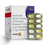 Glimepiride 2 Mg+ Metformin 500 SR Mg (Bilayered) Tablets