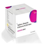 Voglibose Glimepiride & Metformin HCL (ER) Tablets - AMARIN MV 2 Tablets - Ernst Pharmacia