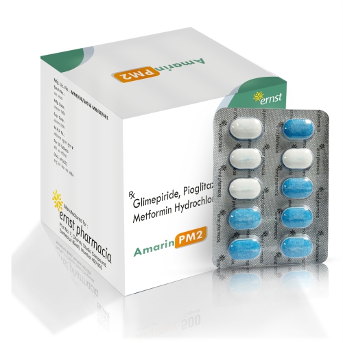 Glimepiride, Pioglitazone & Metformin Hydrochloride SR Tablets