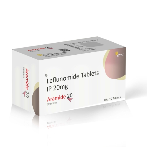 Leflunomide Tablets IP 20MG – ARAMIDE 20 Tablets - Ernst Pharmacia