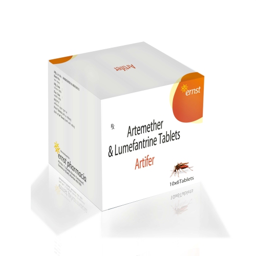 Artemether & Lumefantrine Tablets - ARTIFER Tablets - Ernst Pharmacia