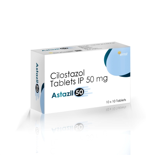 Cilostazole Tablets IP 50Mg - ASTAZIL 50 Tablets - Ernst Pharmacia