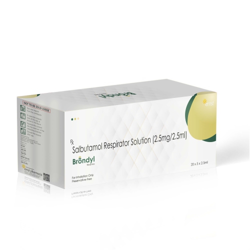 Salbutamol Nebuliser Solution - BRONDYL RESPULES - Ernst Pharmacia