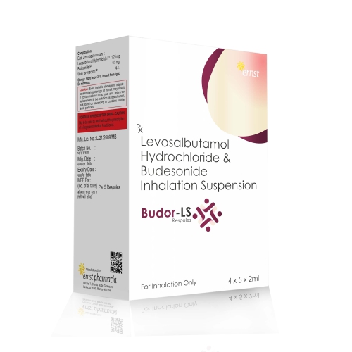 Levosalbutamol Hydrochloride & Budesonide Inhalation Suspension - BUDOR LS - Ernst Pharmacia