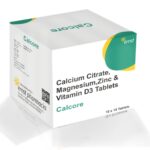 Calcium Citrate Magnesium Zinc & Vitamin D3 Tablets - CALCORE Tablets - Ernst Pharmacia