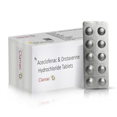 Aceclofenac & Drotaverine Hydrochloride Tablets