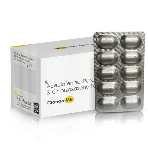 Aceclofenac Paracetamol & Chlorzoxazone Tablets