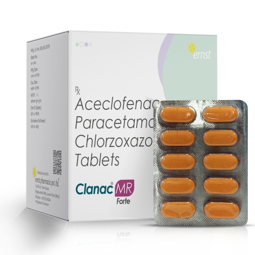Aceclofenac Paracetamol & Chlorzoxazone Tablets