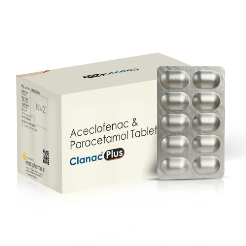 Aceclofenac 100 MG & Paracetamol 325 Mg Tablets