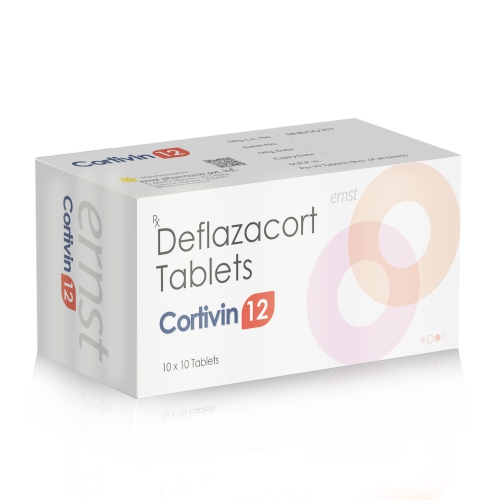 Deflazacort 12MG Tablets - CORTIVIN 12 Tablets - Ernst Pharmacia
