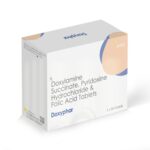 Doxylamine Succinate Pyridoxine Hydrochloride & Folic Acid Tablets - DOXYPHAR Tablets - Ernst Pharmacia