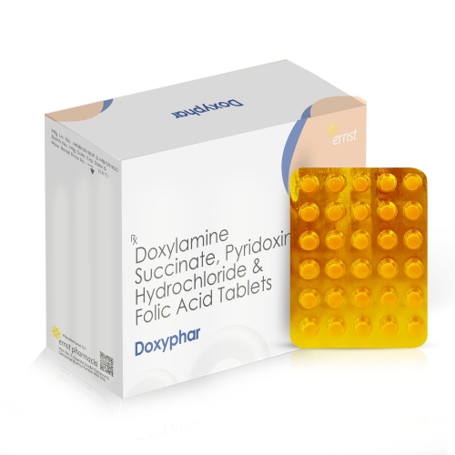 Doxylamine Succinate Pyridoxine Hydrochloride & Folic Acid Tablets
