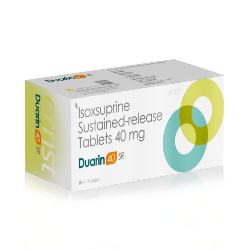 Isoxsuprine Sustained Release Tablets 40 MG - DUARIN 40 SR Tablets - Ernst Pharmacia