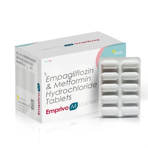 Empagliflozin 12.5 Mg & Metformin 1000 Mg Hydrochloride Tablets