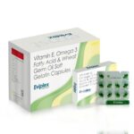 Vitamin Wheat Germ Oil & Omega 3 Fatty Acid Soft Geltin Capsules