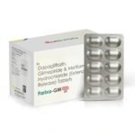 Dapagliflozin 10 Mg, Glimipiride 2 Mg & Metformin 1000 Mg HCL (Extended Release) Tablets