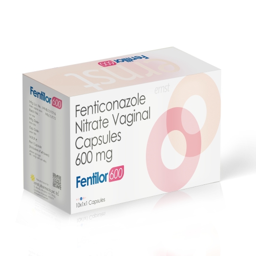 Fenticonazole Nitrate Vaginal Capsules 600Mg - Fentilor Soft gelatin Capsules - Ernst Pharmacia