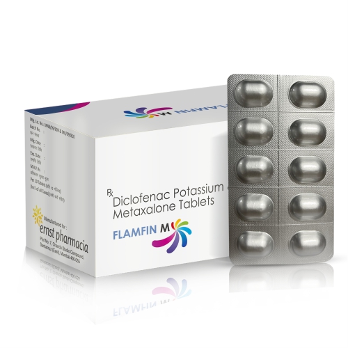 Diclofenac Potassium & Metaxalone Tablets