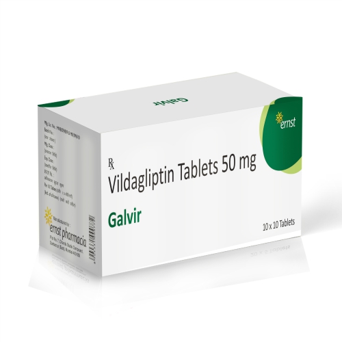 Vildagliptin Tablets 50 Mg - GALVIR 50 Tablets - Ernst Pharmacia