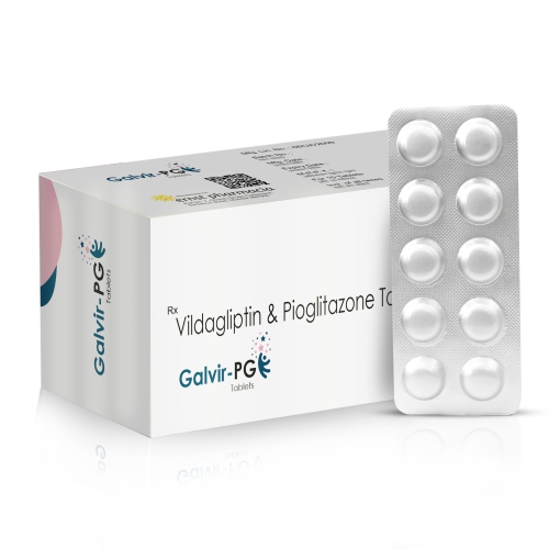 Vildagliptin 50 Mg & Pioglitazone 15 Mg Tablets