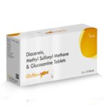 Diacerein 50MG + Methylsulphonylmethane 250MG + Glucosamine 750MG Tablets - GLUFLEX MSM Tablets - Ernst Pharmacia