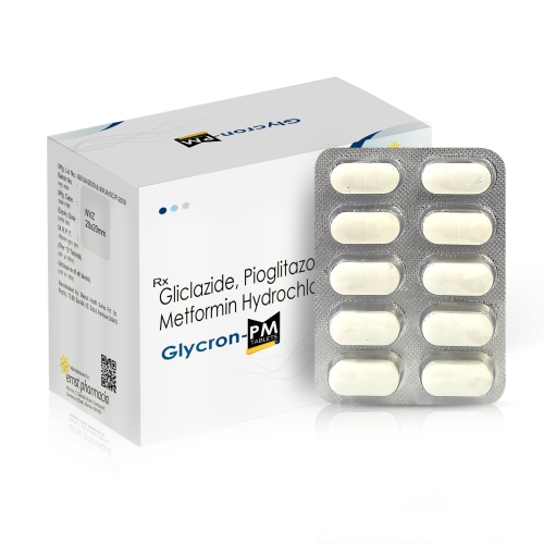 Gliclazide, Pioglitazone & Metformin Hydrochloride ER Tablets