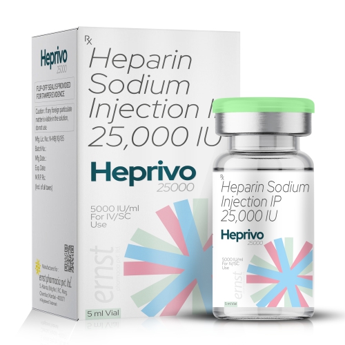 Heparin Sodium Injection IP 25000 IU