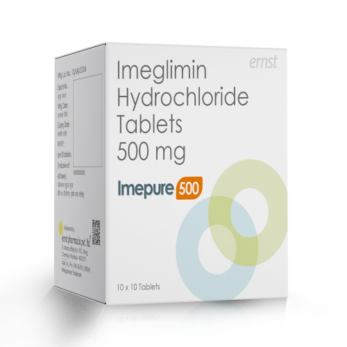 Imeglimin Hydrochloride Tablets 500 Mg - IMEPURE 500 Tablets - Ernst Pharmacia