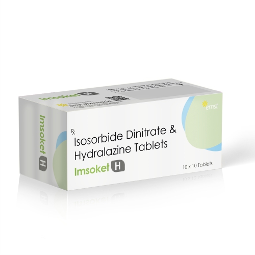 Isosorbide Dinitrate & Hydralazine Tablets - IMSOKET H Tablets - Ernst Pharmacia