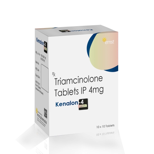 Triamcinolone Tablets IP 4MG - KENALON 4 Tablets - Ernst Pharmacia