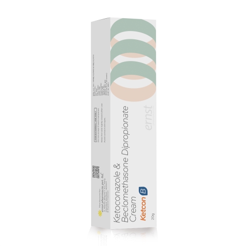 Ketoconazole & Beclomethasone Dipropionate Cream - KETCON B Cream - Ernst Pharmacia